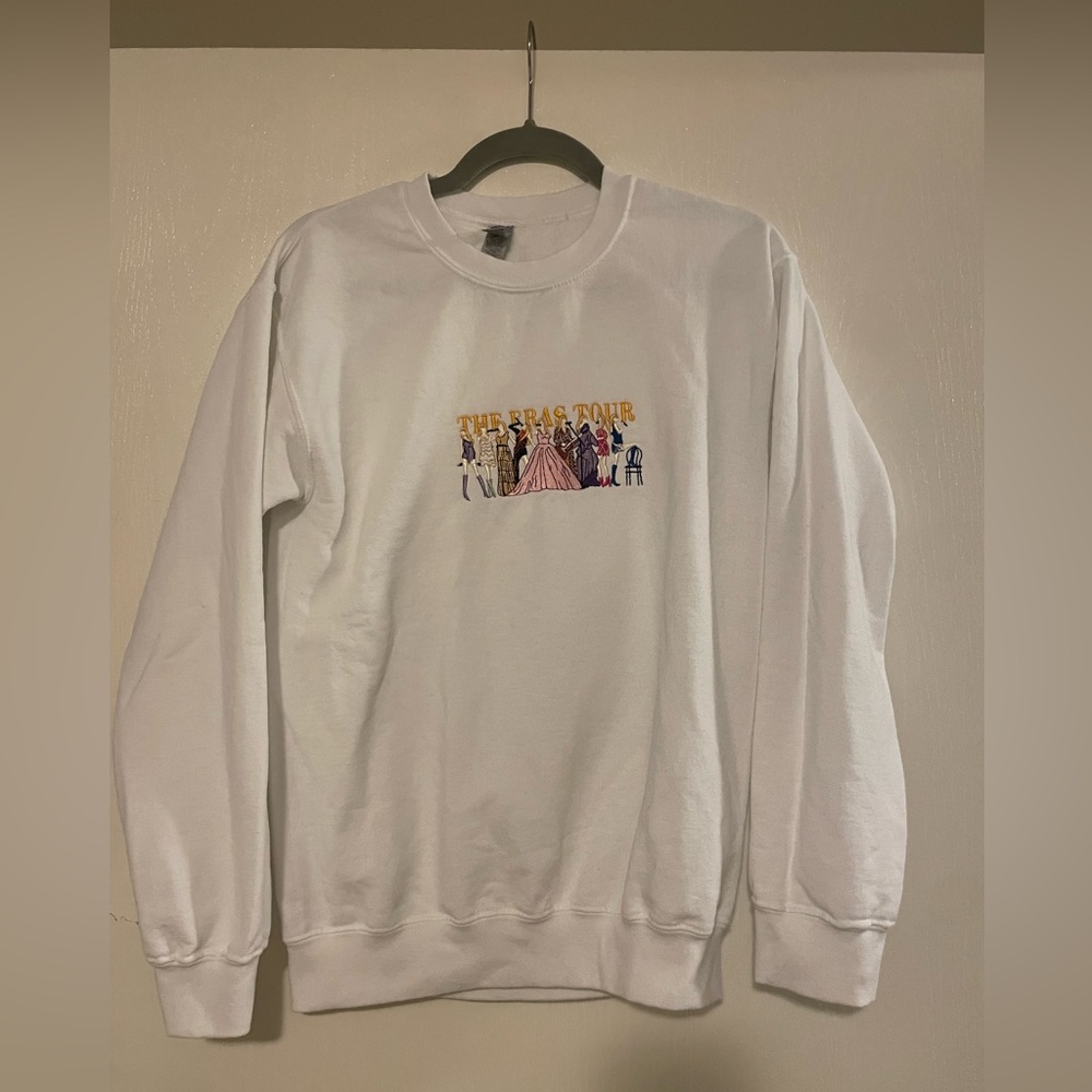 Embroidered “The Era’s Tour” Long Sleeve Sweater